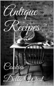 Antique Recipes Cookies Della West 
