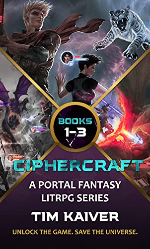 Ciphercraft Books 1-3 : A Portal Fantasy LitRPG Box Set