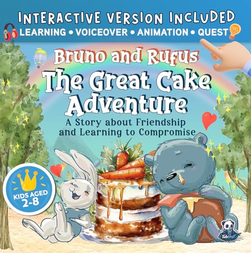 Bruno and Rufus, The Great Cake Adventure. Includes INTERACTIVE VERSION with Voiceover, Animation, and Quest.