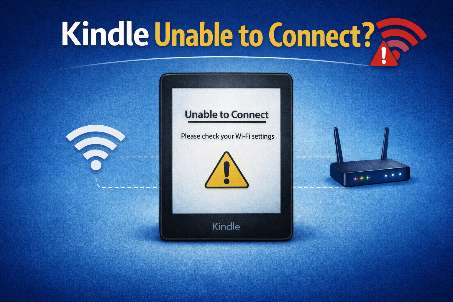 Kindle Is Unable to Connect? How to Fix Wi-Fi and Sync Issues