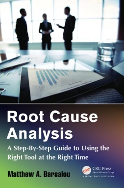 word-image-279256-2 | JUST KINDLE BOOKS Book cover for Root Cause Analysis by Matthew A Barsalu three silhouetted professionals stand behind a desk with scattered documents and a glass of water